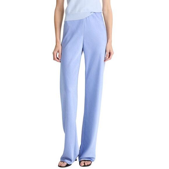 Vince WomensColette Fluid Satin Bias Pant Blue